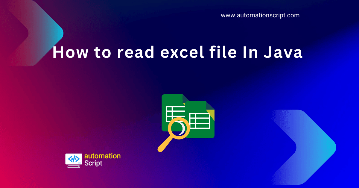 Let's Read Numeric Data from Excel for Selenium Framework using POI